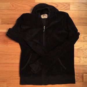 Juicy Couture velvet zipper up